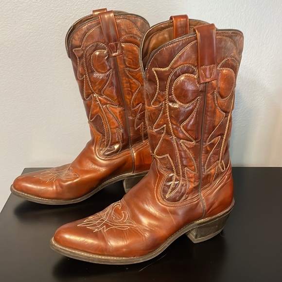 Durango Men's Cowboy R-Toe Boots Size 11D - Picture 3 of 10